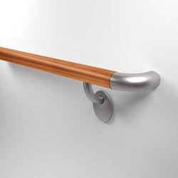 Handrail Wood and Stainless Steel