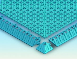 Wet Area Perforated Flooring Tiles