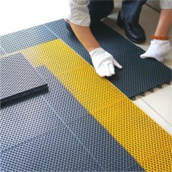 Wet Area Perforated Flooring Tiles Installation